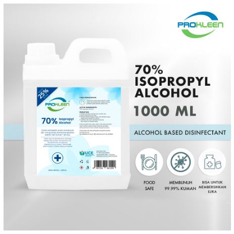 PROKLEEN 70% Isopropyl Alkohol Antiseptik Sanitizer Disinfectant